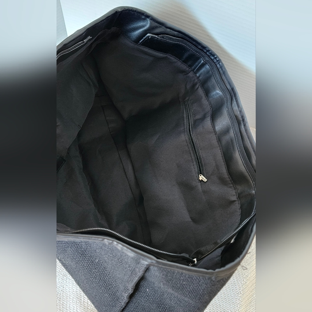 Black Tote Bag By Lime Life - Picture 3 of 3